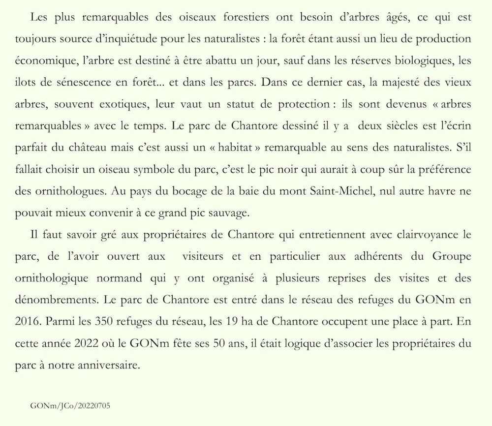 texte fourni à la presse