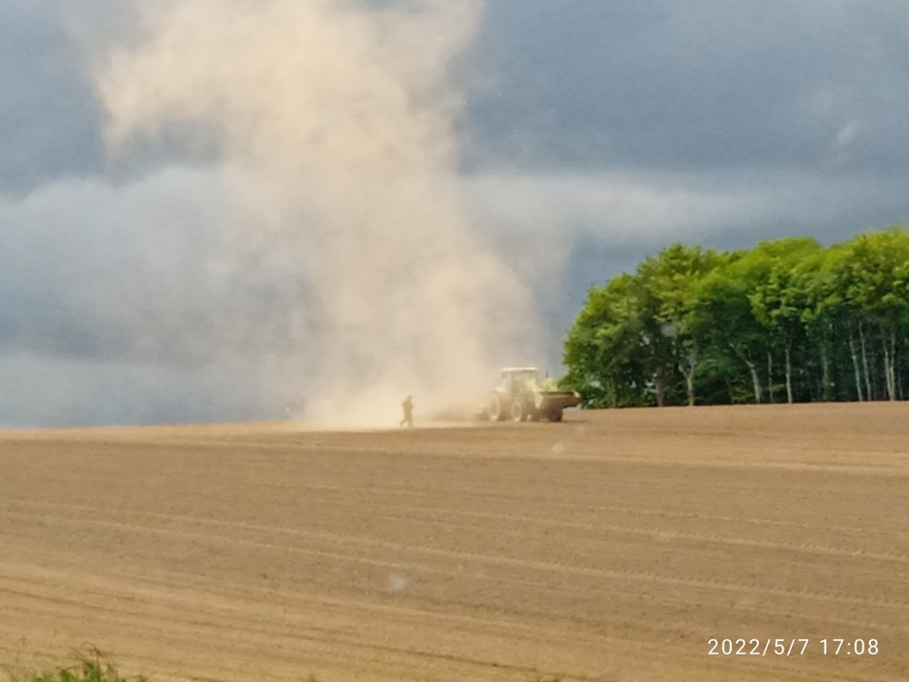 érosion éolienne, c'est nouveau en Normandie?