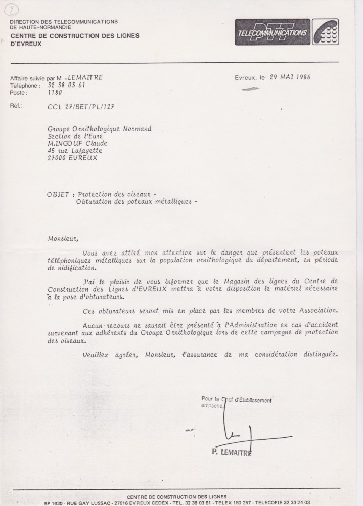 C'est dans l'Eure grâce à Claude Ingouf que l'impulsion est donnée en Normandie.(mai 1986)