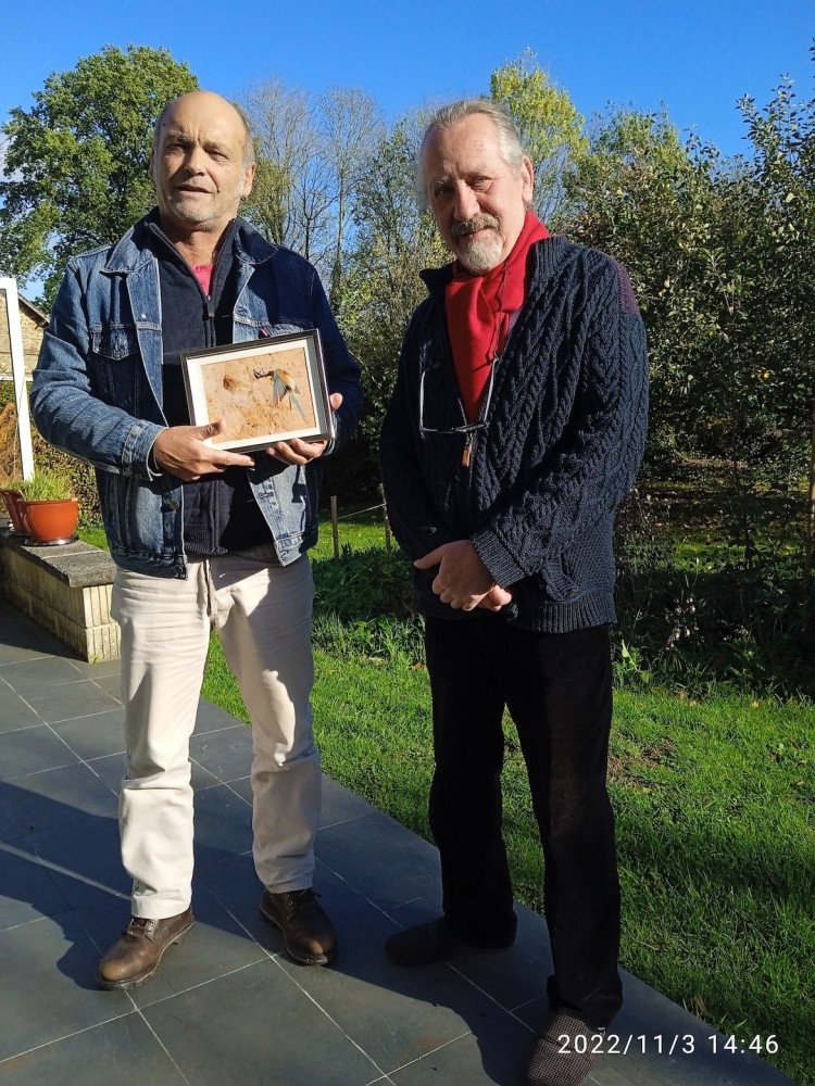 Bruno Chevalier et Yves Le Monnier, 3 novembre 2022 à Percy (Photo J. Collette)