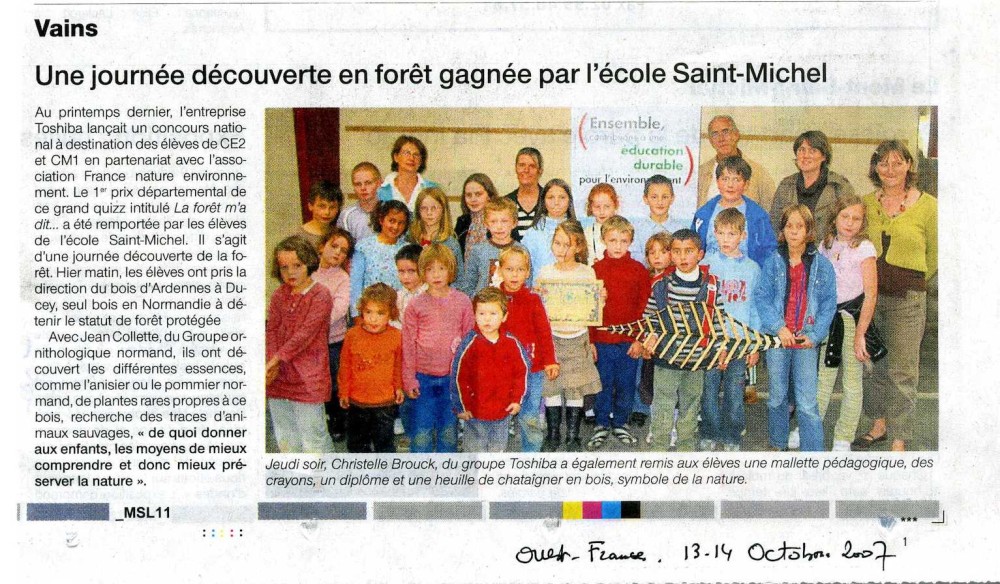 article Ouest-France