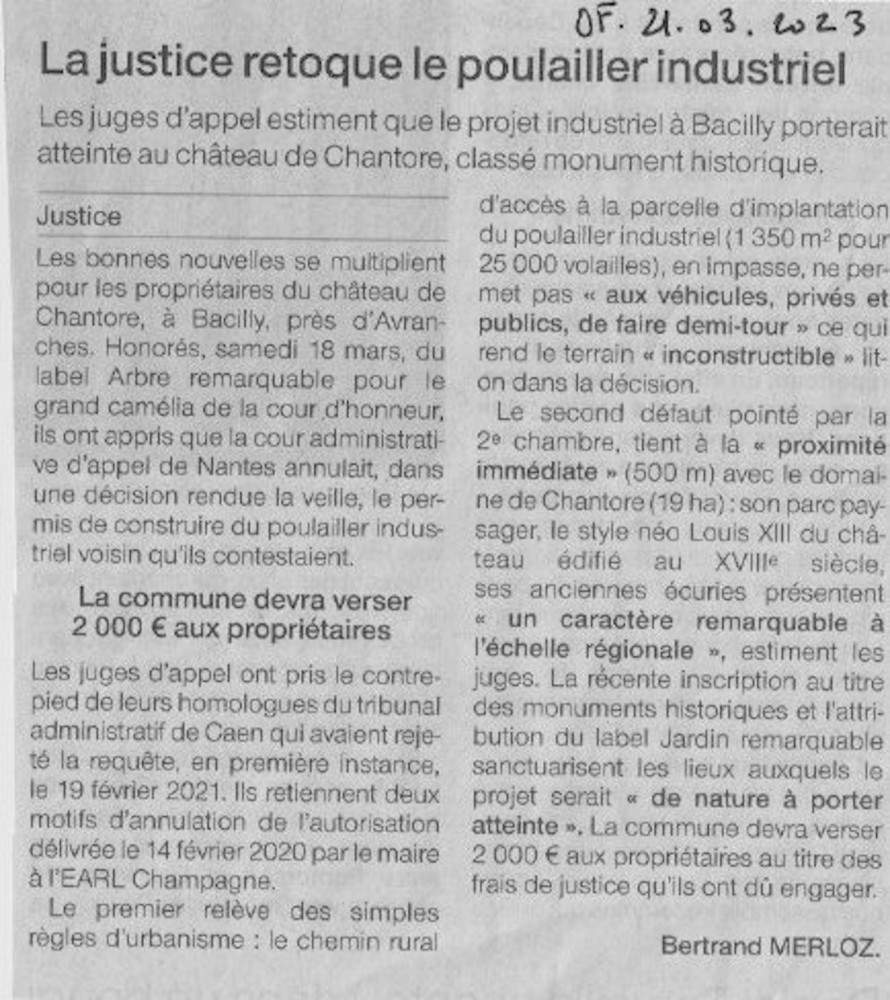 article Ouest-France