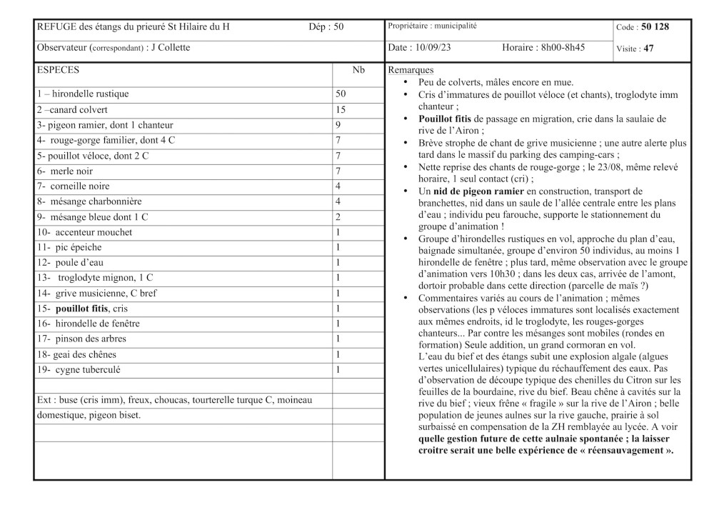 fiche de synthèse relevé 47