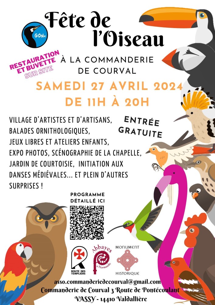 Affiche Fête de L'Oiseau 2024 - Commanderie de Courval ok .jpg