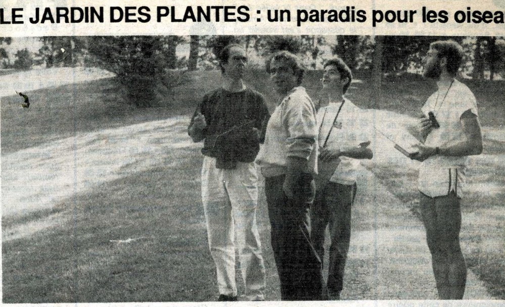 extrait photo La Gazette; 21 mai 1989. Philippe est au centre du groupe (Thierry Grandguillot à droite avec  Vincent Liéron)