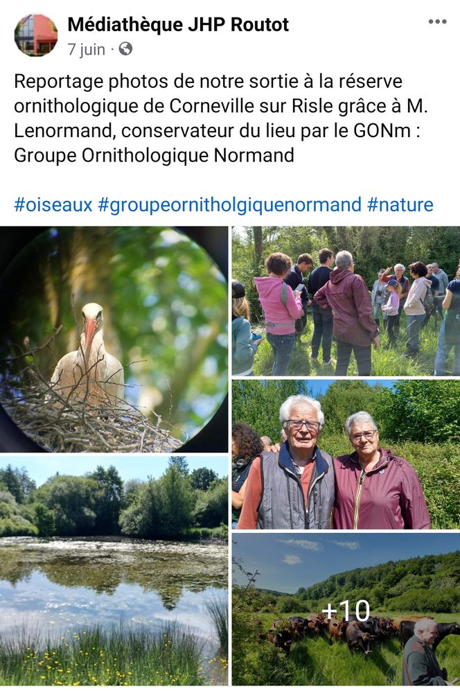 Routot page Facebook de la médiathèque