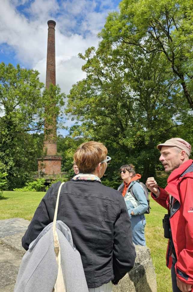 Jérôme pendant l'animation qui a accueilli une dizaine de personnes.