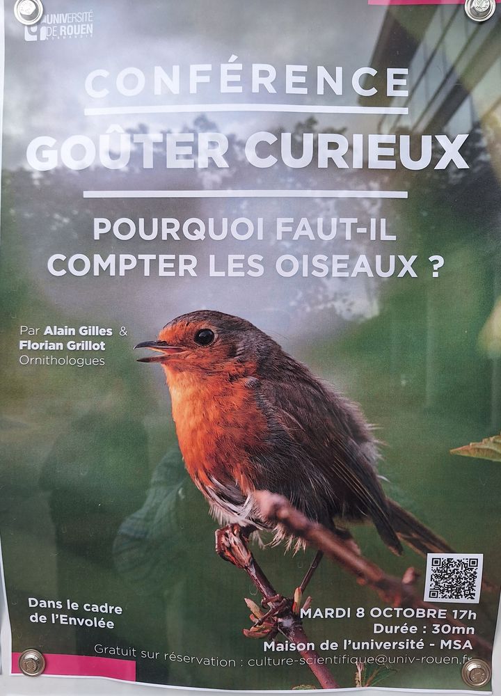 Affiche de la conférence.