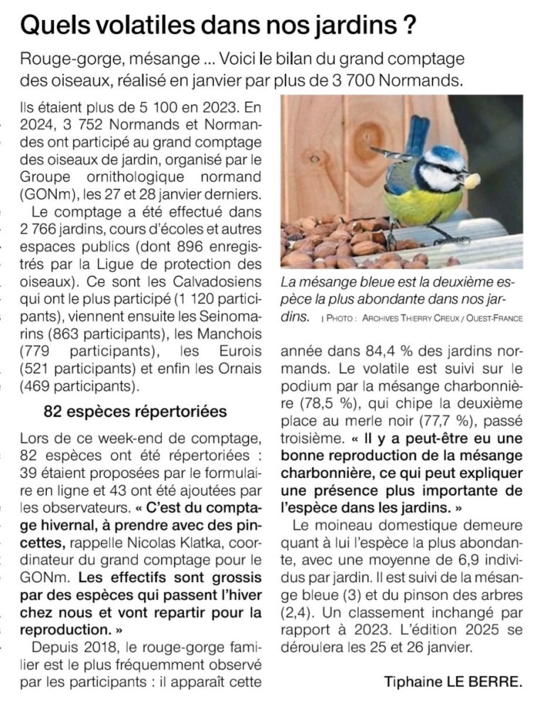 Ouest-France page Normandie 20241130