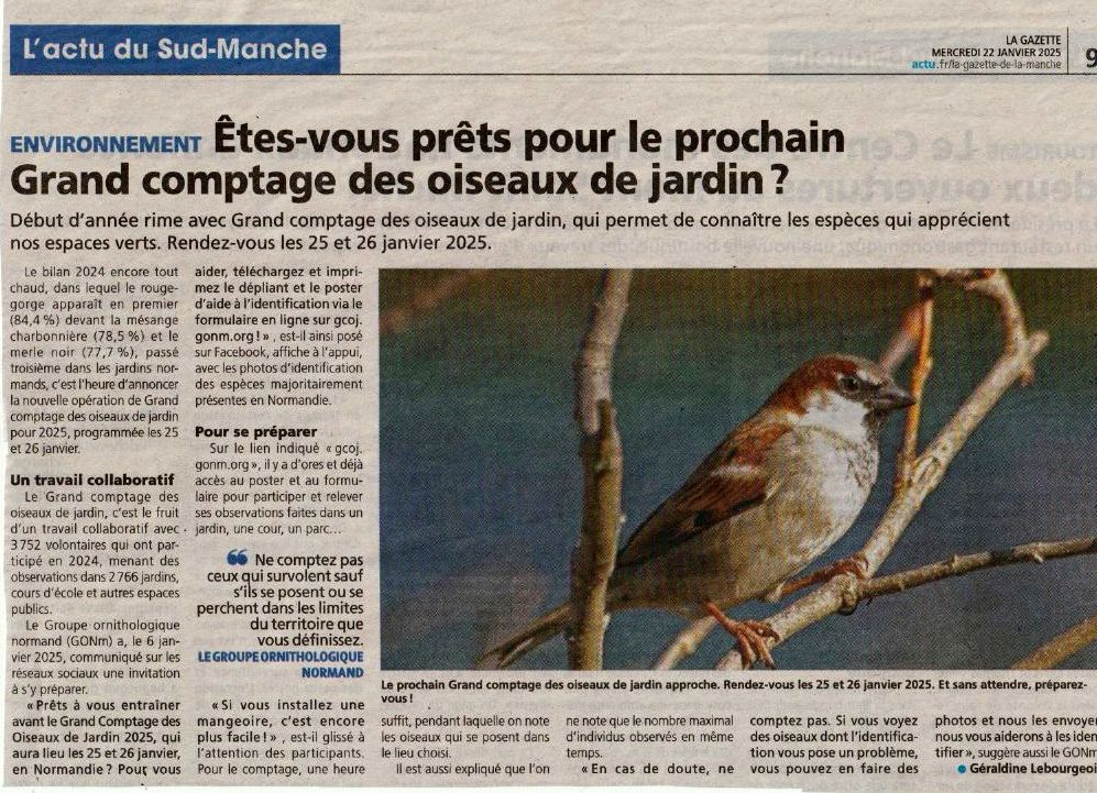 La Gazette de la Manche 20250122