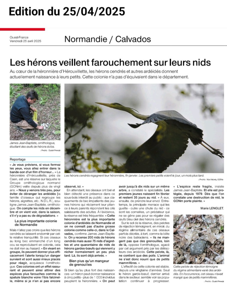 Ouest-France page locale 20250426