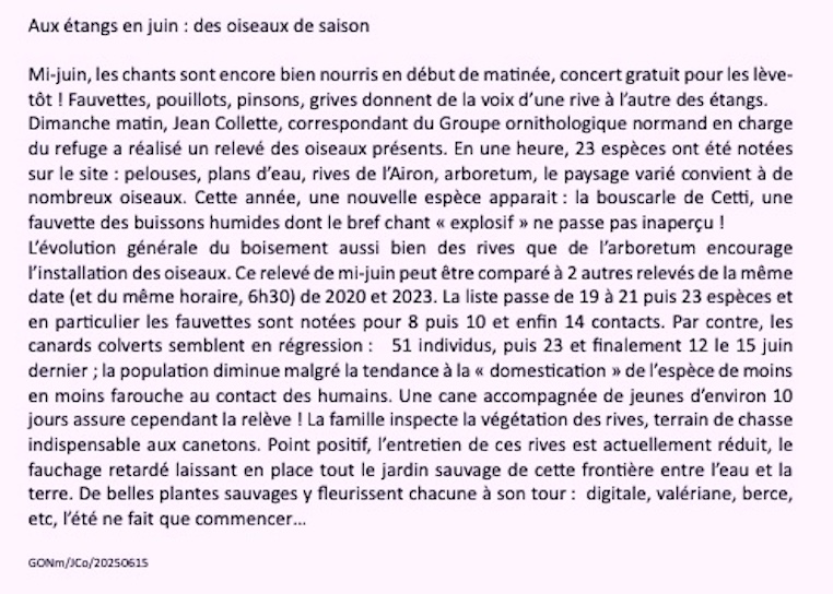 Texte fourni à la presse