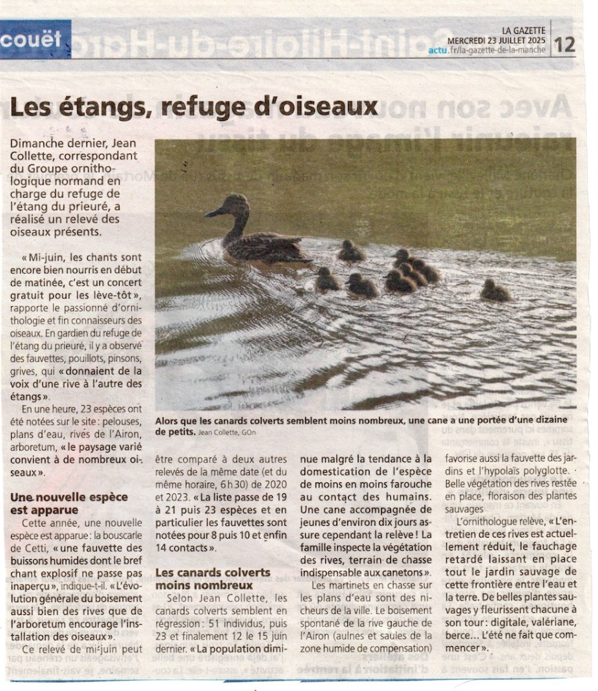 La Gazette de la Manche, 23 juillet 2025