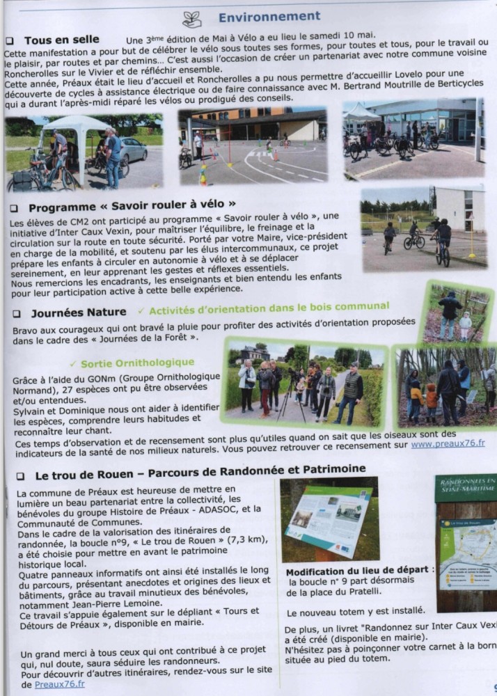 Magazine municipal Préaux