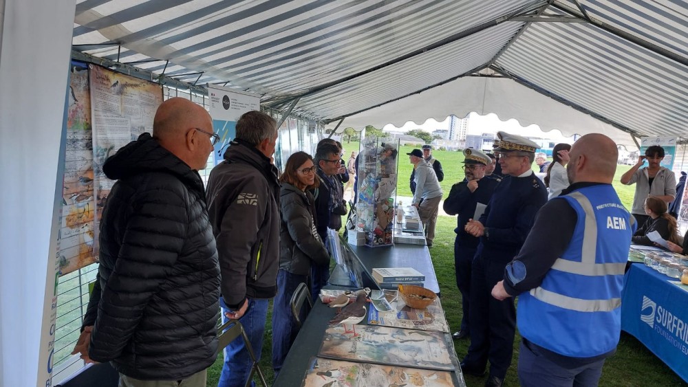 Rencontre avec le préfet maritime (Photos : JM Joly)