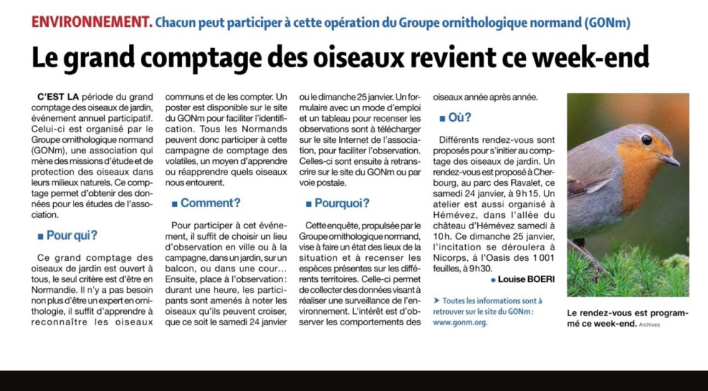 Presse de la Manche 20260118