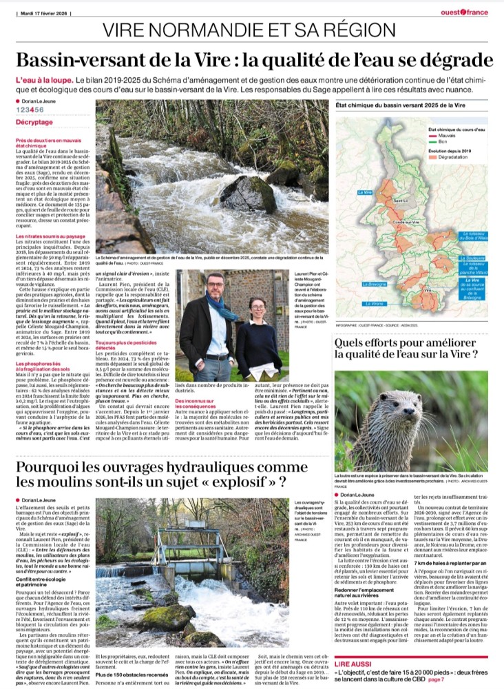 Ouest-France Calvados Page locale de Vire 2026017
