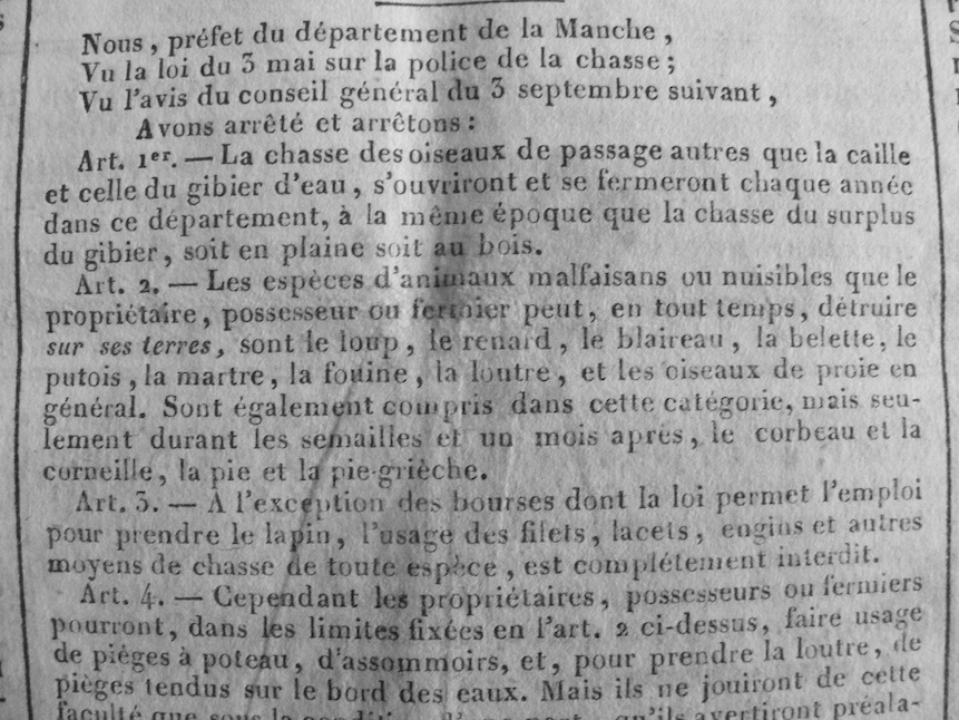 arrêté chasse 1844.JPG