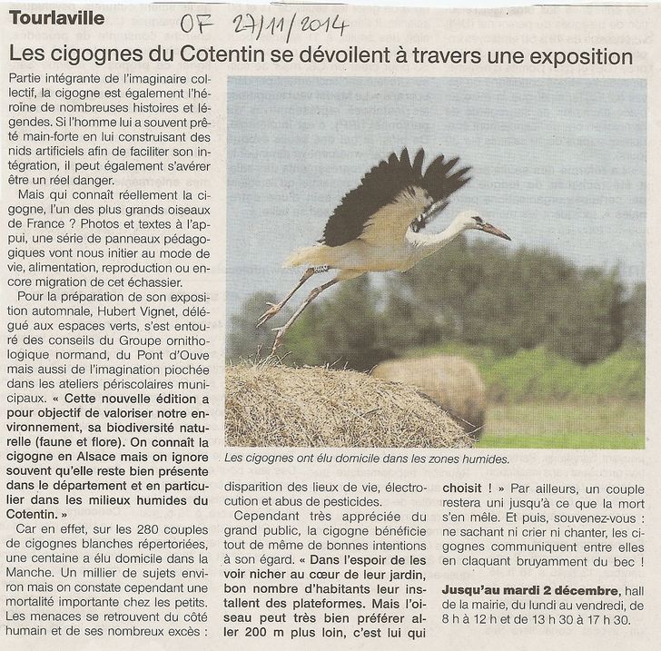 Ouest-France du 27 novembre 2014