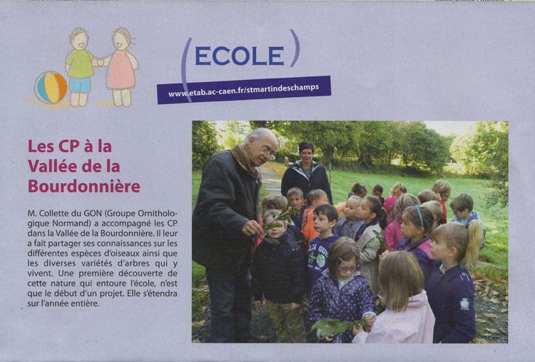 Extrait du bulletin municipal de Saint-Martin des Champs (50)