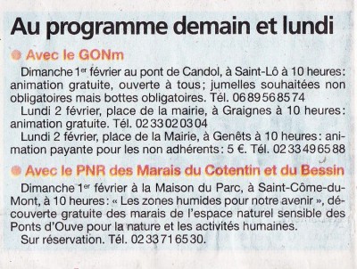 Programme de la journée mondiale ZH.