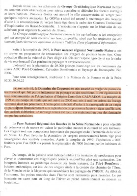 Extrait du bilan concernant les financeurs de la plaquette 2003