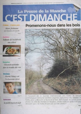 La une du magazine de la Presse de la Manche
