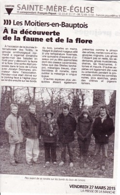 La Presse de la Manche. Sainte-Mère Eglise