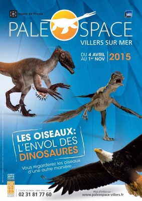 Affiche de l'exposition du Paléospace.