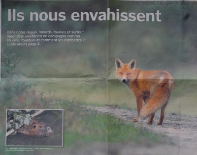 La une de la Manche Libre.