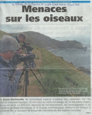 Le GONm à la une de la Presse de la Manche