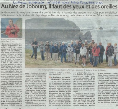 20150512 50L1PRESSEDELA MANCHE06_0445.JPG (164.54 Kio) Vu 7504 fois Sourires du GONm dans la Presse de la Manche