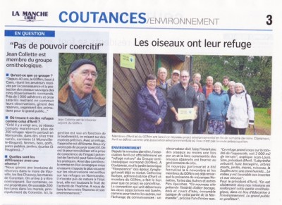 Inauguration du refuge de l'Aquascole La Manche Libre