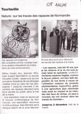 Exposition Rapaces de Normandie OF