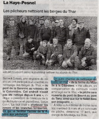 Ouest-France; La Haye-Pesnel, 07/03/2016