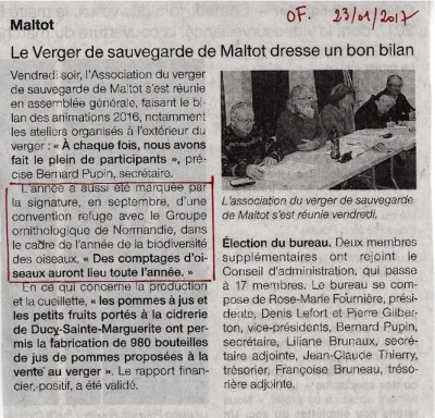 Merci à nos collègues &quot;à cheval&quot; sur les deux associations. J'insiste parce qu'il est plus fréquent de voir notre collaboration disparaitre dans les relations à la presse par la suite.