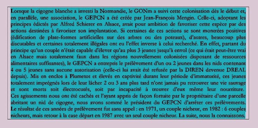 Commentaire d'Alain Chartier sur l"expérience de l'association GEPCN