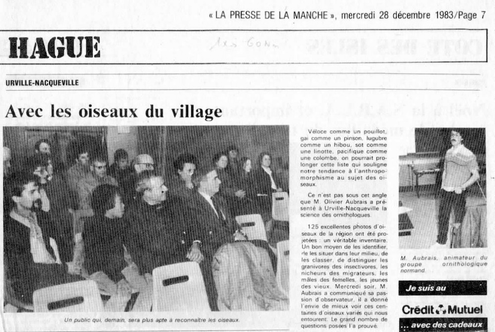 La Presse de la Manche, 28 décembre 1983