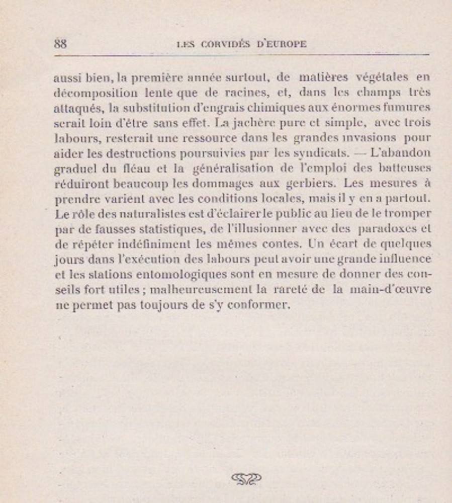 suite de la conclusion p 88. On peut lire que &quot;la substitution d'engrais chimique &quot; à la fumure serait bénéfique...