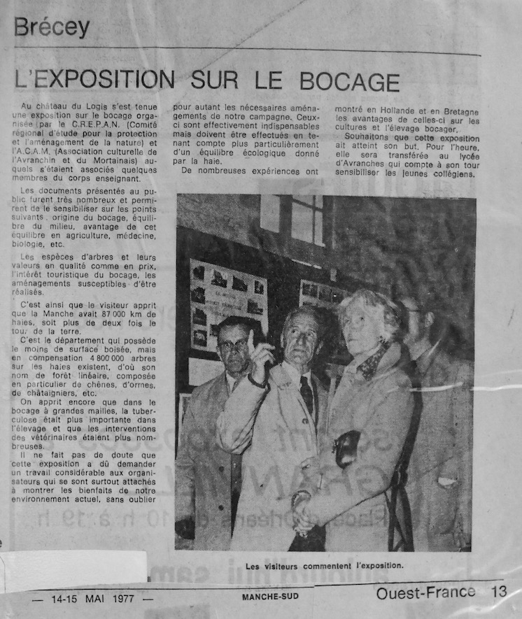 CR/article Ouest-France du 14-15 mai 1977