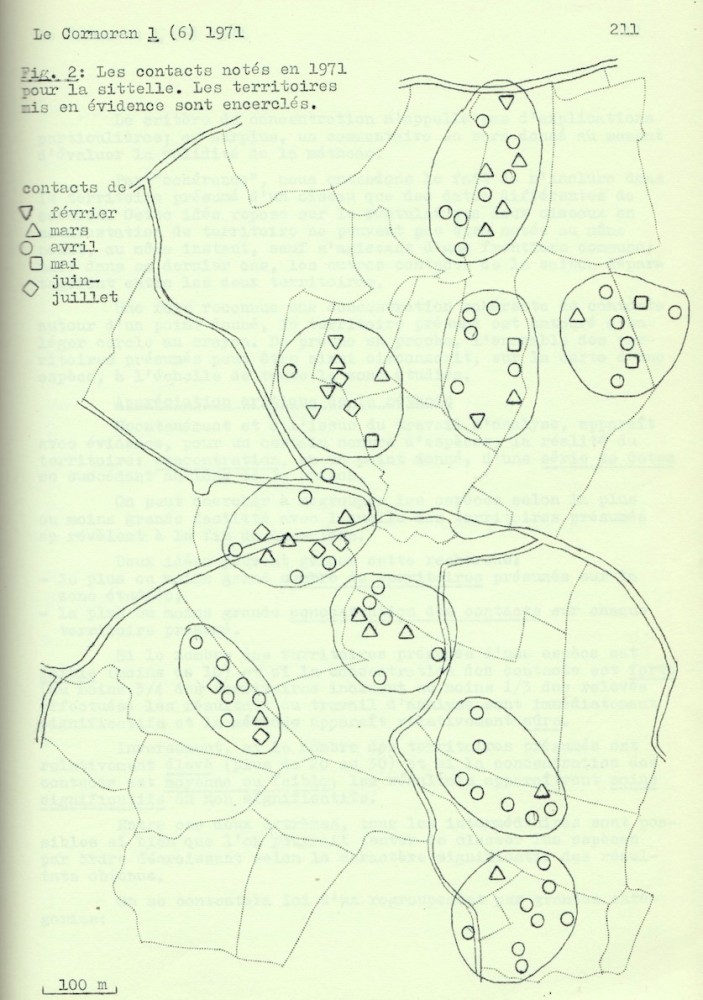 Fromage J-L., J-M., P., F., E. et D. (1971)- Dénombrement des oiseaux nicheurs en région de bocage du Pays d'Auge (1968-1971). Le Cormoran, 1 (6) : 206-218.