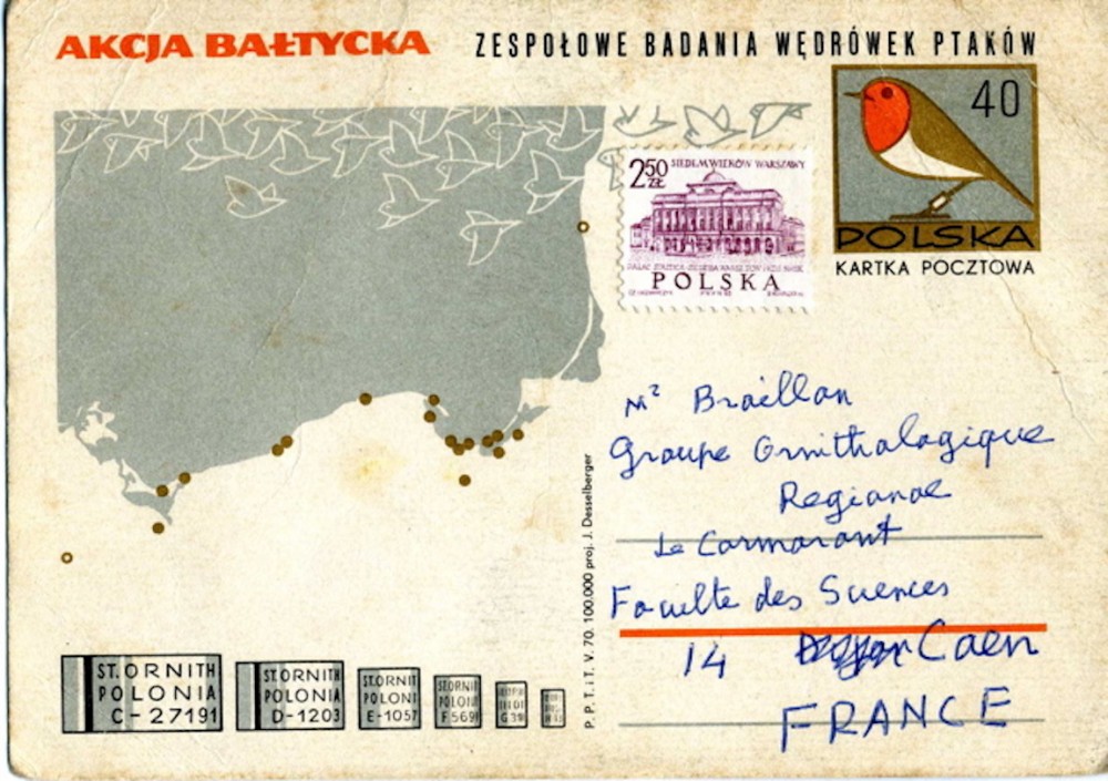 carte postale de Laurent Yeatman. Document extrait des archives du GONm.