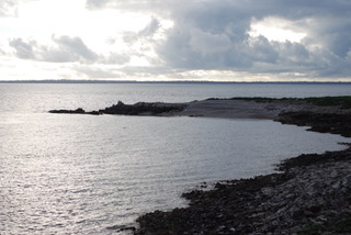 La plage et son cordon de galets