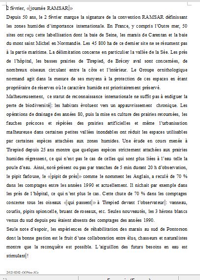 Texte original de Jean Collette