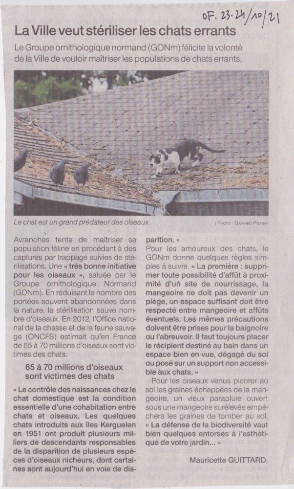 article publié dans l'édition du 23 octobre 2021