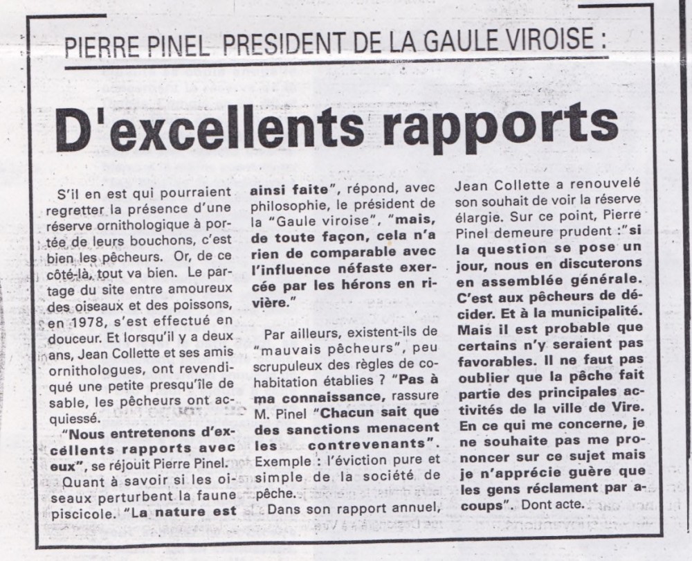 5.jpg (382.04 Kio) Vu 8790 fois Titre pour le moins surprenant... Quant à l'argument final, il est évident que le GONm étant arrivé sur le site tardivement, le partage de l'espace entre les diverses activités était déjà acté et nous avons dû "ramer" des années pour modifier un peu les limites de la réserve.