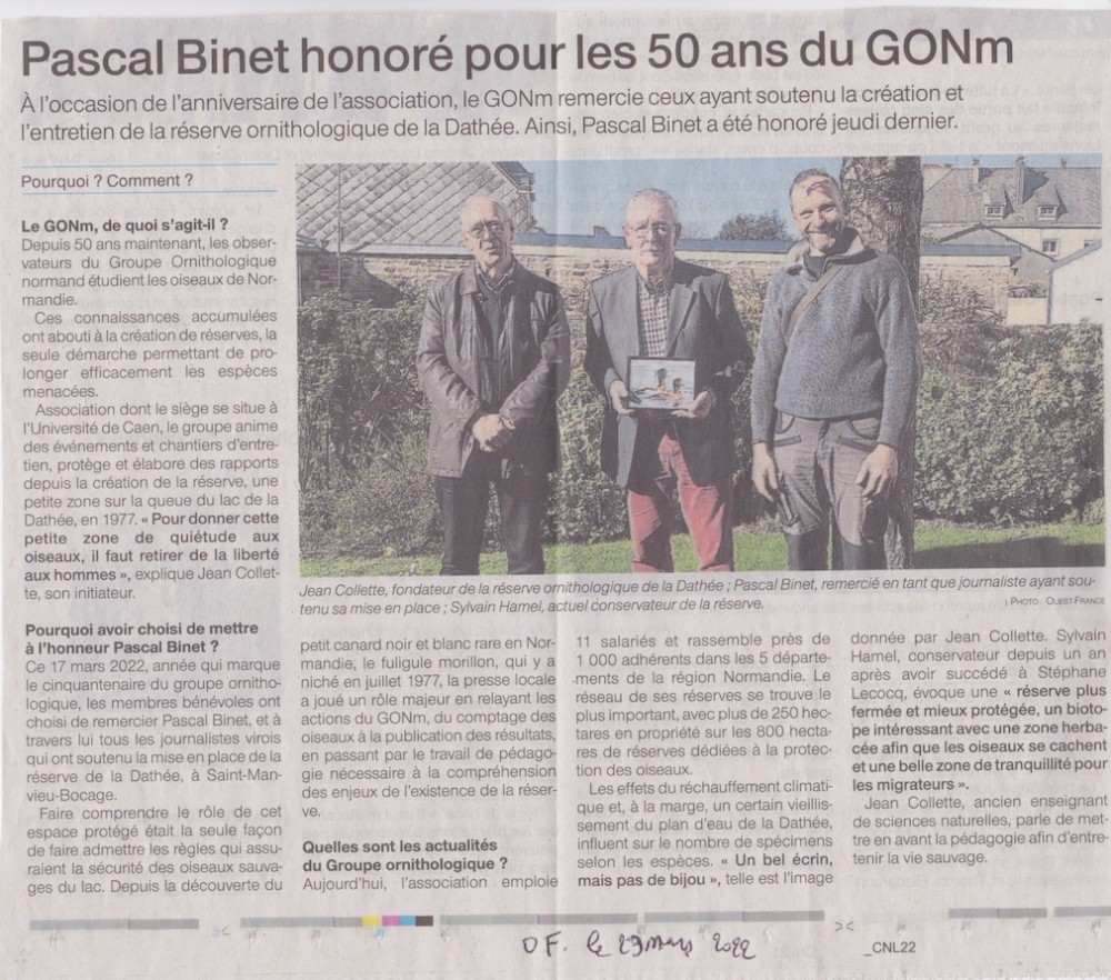 article Ouest-france