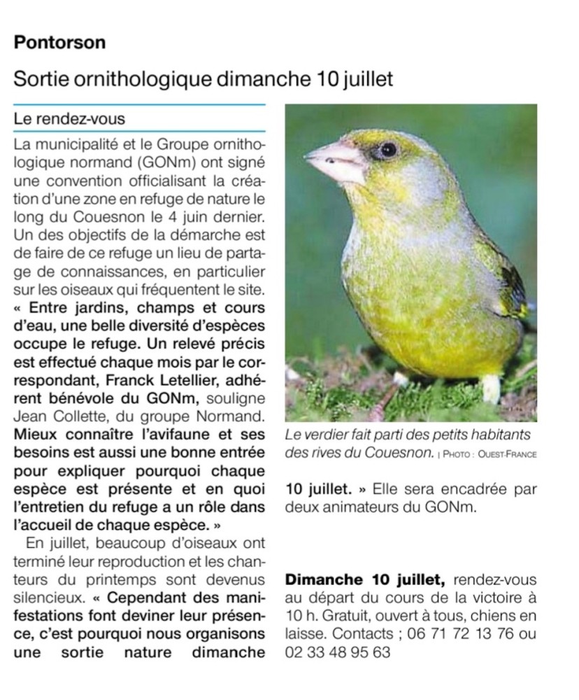 Ouest-France-Edition du 9 juillet 2022