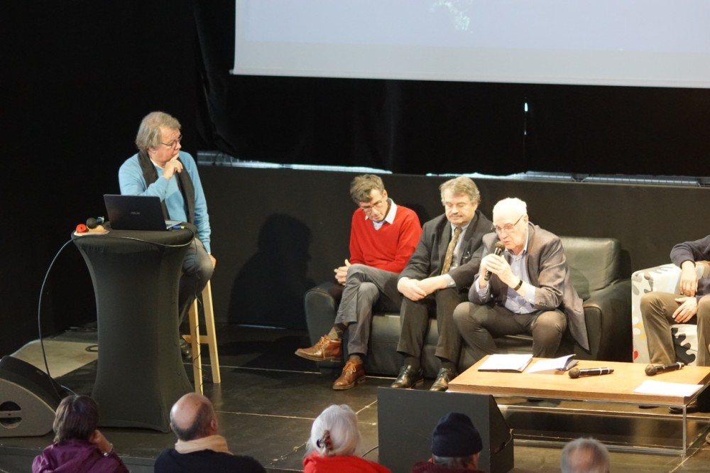 De gauche à droite : G. Debout, P. Galichon, T. Lecomte, P. Antoine