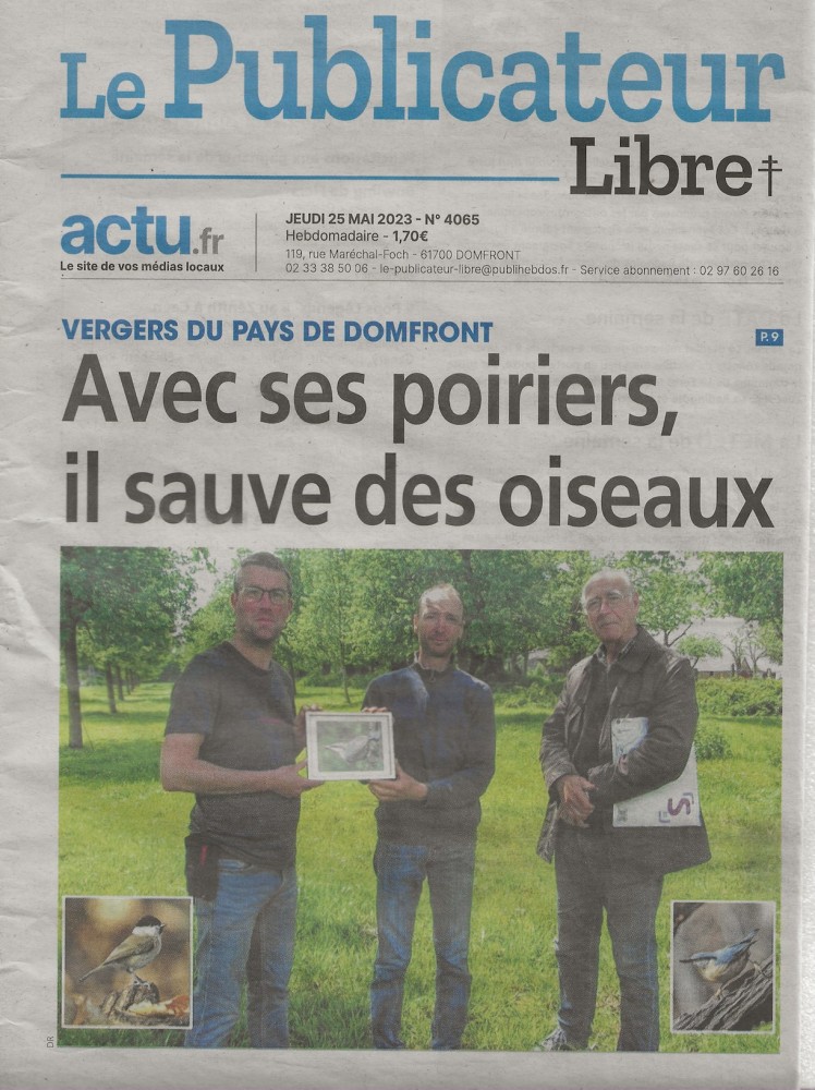 Le Publicateur libre, 25 mai 2023